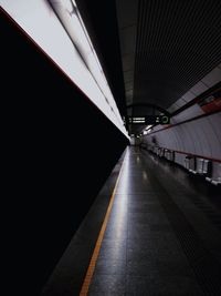 Railroad station platform