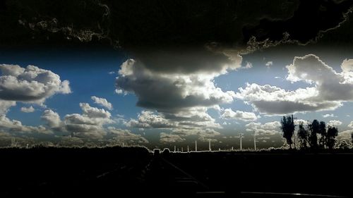 View of cloudy sky