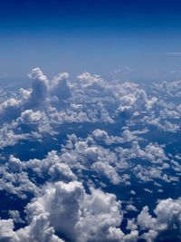 Low angle view of clouds in sky