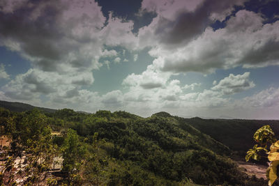 Scenic view of landscape against sky