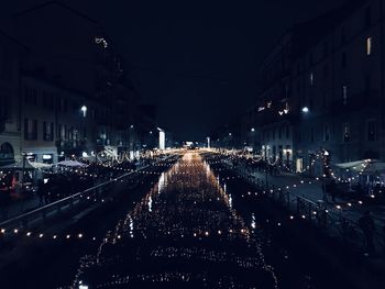 Christmas light in navigli