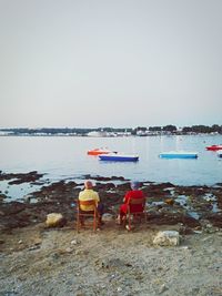 Silhouette of woman in water