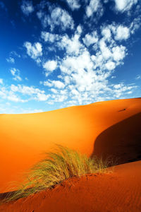 View of a desert against the sky