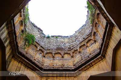 Low angle view of historical building