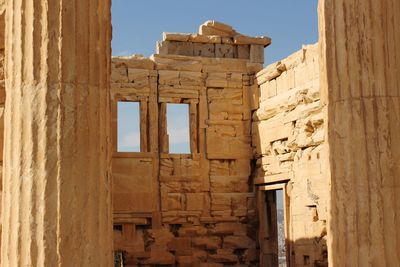 Old ruins of building