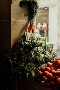 Fruits and vegetables in market