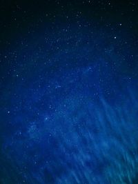 Low angle view of star field at night