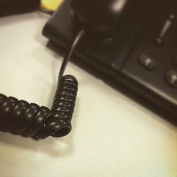 Close-up of object on table