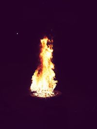 Bonfire at night