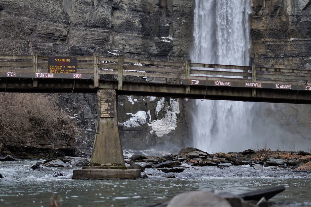 SCENIC VIEW OF WATERFALL