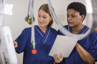 Female doctors in hospital