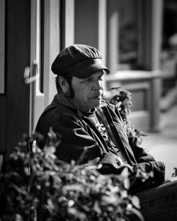 Street photography of the wise man