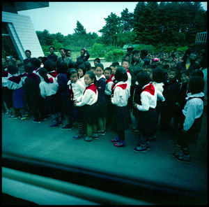 Group of people at music concert