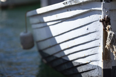 Close-up of boat