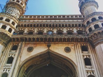 Low angle view of historical building