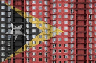 Full frame shot of residential buildings