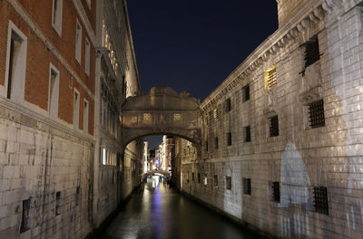 Canal amidst buildings in city