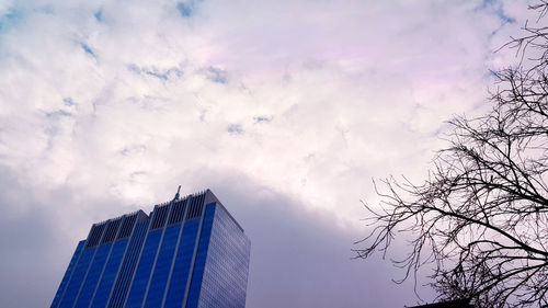 Low angle view of skyscraper