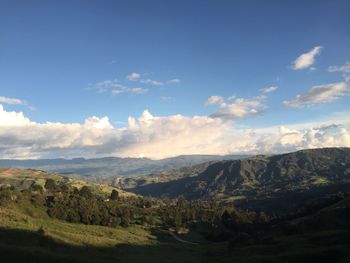 Scenic view of landscape against sky
