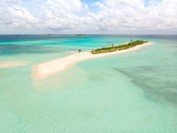 Panoramic view of sea against sky