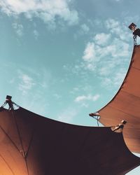 Low angle view of built structure against sky