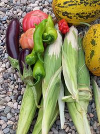 Close-up of vegetables for sale at market stall