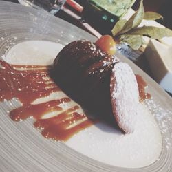 Close-up of served food