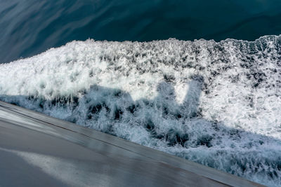 Scenic view of sea waves