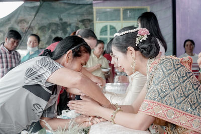 Group of people in traditional clothing