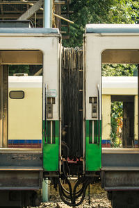 Train on railroad track