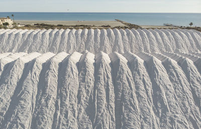 Scenic view of sea shore against sky