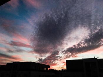 Low angle view of building against sky