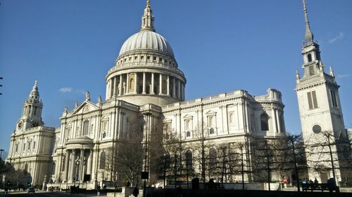 View of cathedral against sky in city