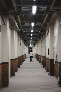 Corridor in row