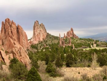 Rock formations by earth