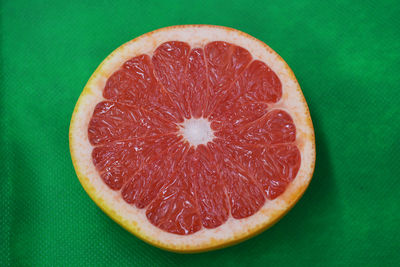 Directly above shot of orange slices