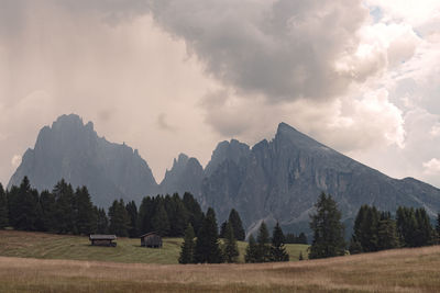 Panoramic view of landscape against sky