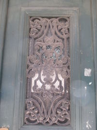 Close-up of door