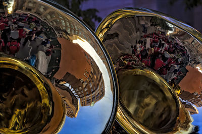 Tubas in a parade