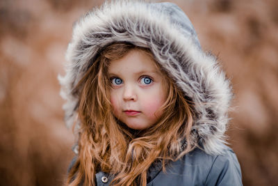 Close-up portrait of girl