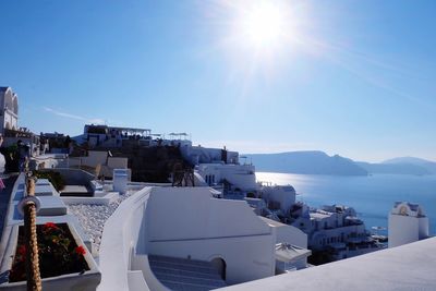 Panoramic view of sea against sky