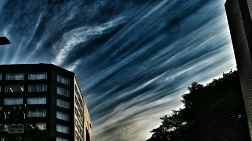 Low angle view of building against sky