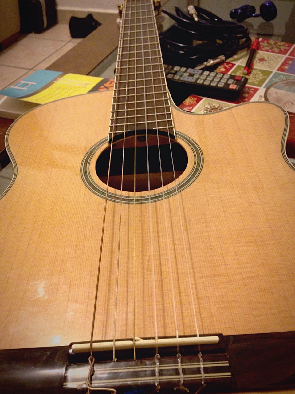 indoors, music, musical instrument, arts culture and entertainment, musical equipment, musical instrument string, guitar, low angle view, pattern, modern, high angle view, no people, design, close-up, metal, in a row, steps and staircases, repetition, absence, architecture