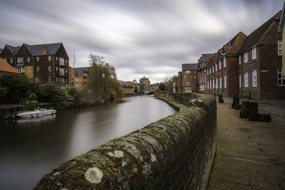 Quay side along river wensum in norwich.