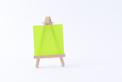 Close-up of paper against white background