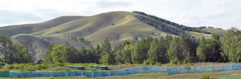 Panoramic view of landscape against sky