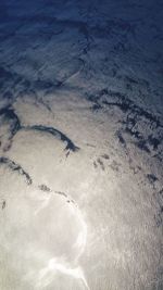 High angle view of beach