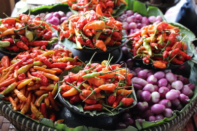 Close-up of food for sale