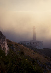 View of monument on mountain against sky