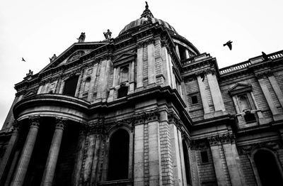 Low angle view of building against sky